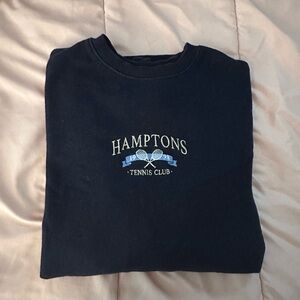 Garage Black Ribbed Sweatshirt